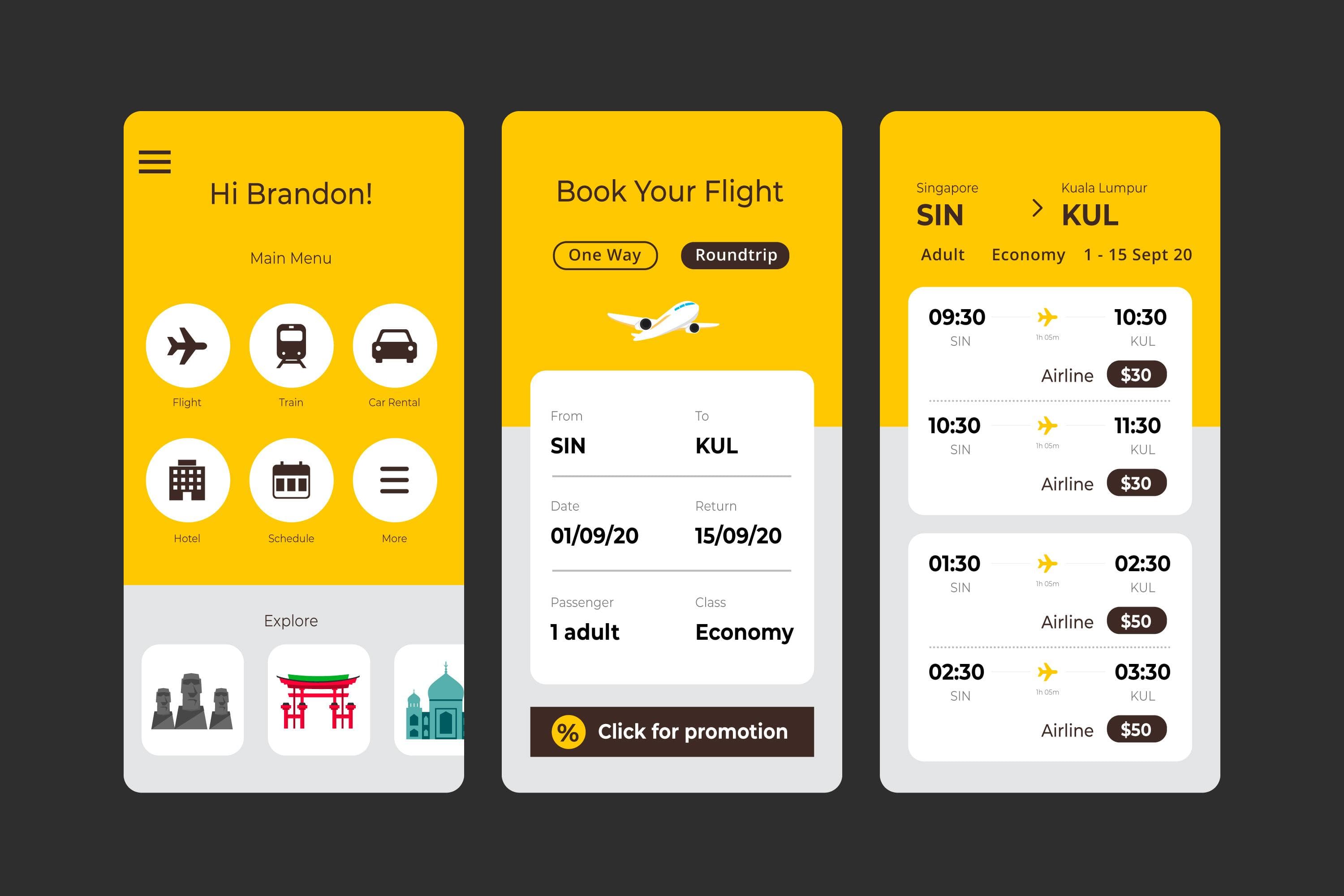 MTN Mobile App UI
